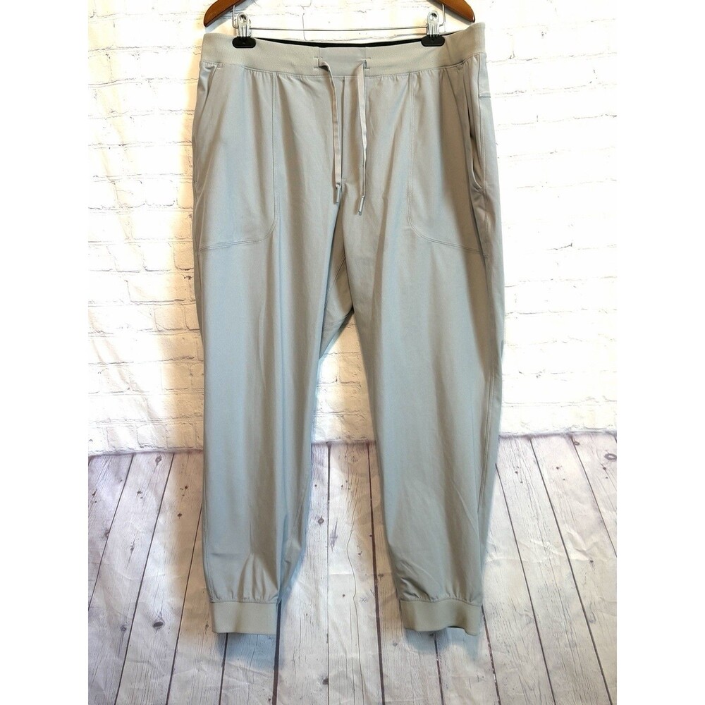 Lululemon ABC Jogger Warpstreme Mens XXL Light Grey Tapered Pants LM5AMZS⁠